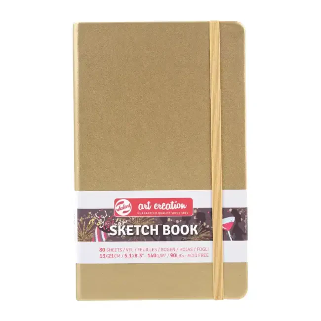 Talens Art Creation Sketch Book Eskiz Defteri 80 Yaprak 140 g 13x21 cm White Gold 9314142M - 1