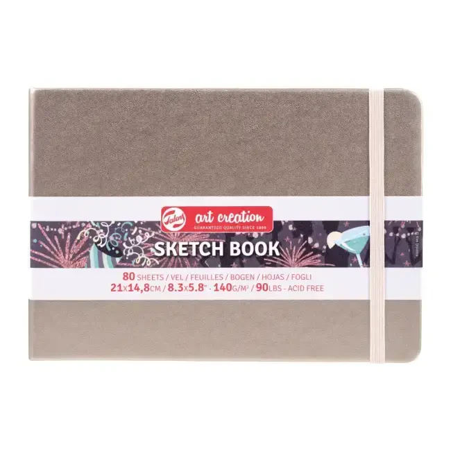 Talens Art Creation Sketch Book Eskiz Defteri 80 Yaprak 140 g 21x14,8 cm Champagne Pink 9314245M - 1