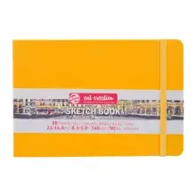 Talens Art Creation Sketch Book Eskiz Defteri 80 Yaprak 140 g 21x14,8 cm Golden Yellow 9314115M - 1