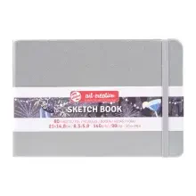 Talens Art Creation Sketch Book Eskiz Defteri 80 Yaprak 140 g 21x14,8 cm Shiny Silver 9314045M - 1