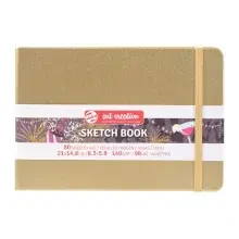 Talens Art Creation Sketch Book Eskiz Defteri 80 Yaprak 140 g 21x14,8 cm White Gold 9314145M - 1
