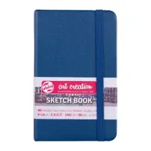 Talens Art Creation Sketch Book Eskiz Defteri 80 Yaprak 140 g 9x14 cm Navy Blue 9314231M - 1