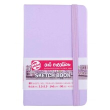 Talens Art Creation Sketch Book Eskiz Defteri 80 Yaprak 140 g 9x14 cm Pastel Mor - Art Creation