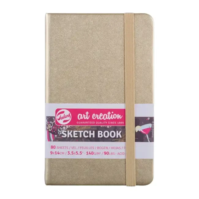 Talens Art Creation Sketch Book Eskiz Defteri 80 Yaprak 140 g 9x14 cm White Gold 9314141M - 1