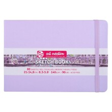 Talens Art Creation Sketch Book Eskiz Defteri 80 Yaprak 140 g A5 Pastel Violet - Art Creation