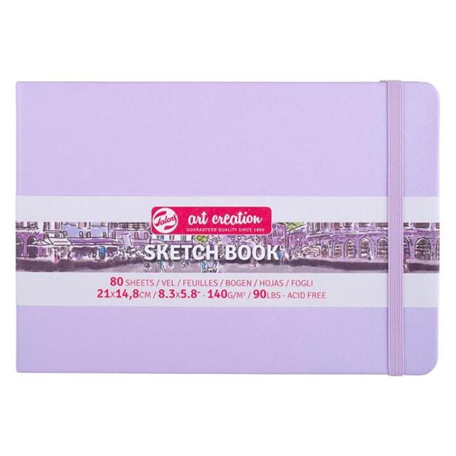 Talens Art Creation Sketch Book Eskiz Defteri 80 Yaprak 140 g A5 Pastel Violet - 1