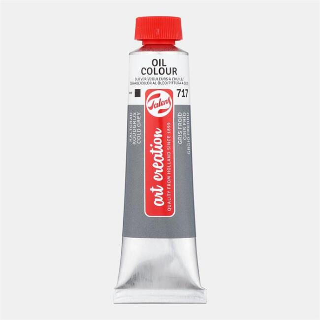 Talens Art Creation Yağlı Boya 40 ml Cold Grey 717 - 1