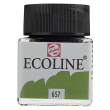 Talens Ecoline Sıvı Sulu Boya 30 ml Bronze Green 657 - 8