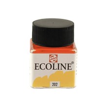 Talens Ecoline Sıvı Sulu Boya 30 ml Deep Yellow 202 - Talens (1)