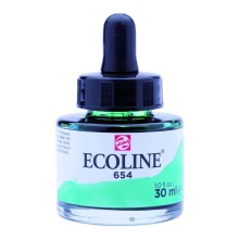 Talens Ecoline Sıvı Sulu Boya 30 ml Fir Green 654 - Ecoline (1)