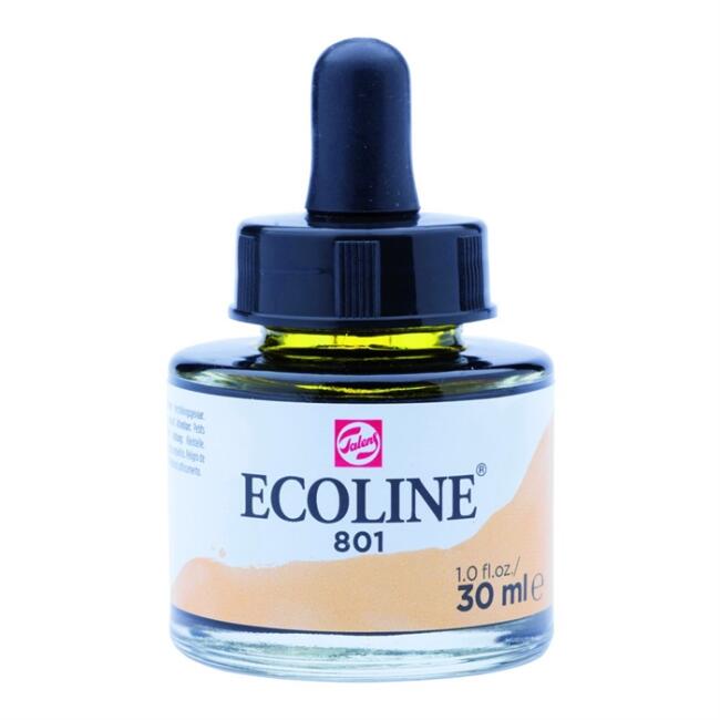 Talens Ecoline Sıvı Sulu Boya 30 ml Gold 801 - 1