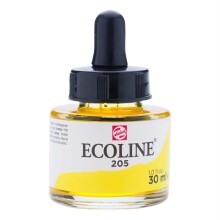 Talens Ecoline Sıvı Sulu Boya 30 ml Lemon Yellow 205 - Ecoline