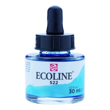 Talens Ecoline Sıvı Sulu Boya 30 ml Turquoise Blue 522 - Talens