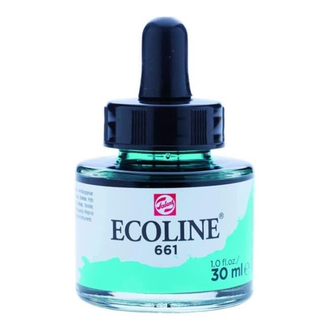 Talens Ecoline Sıvı Sulu Boya 30 ml Turquoise Green 661 - 1