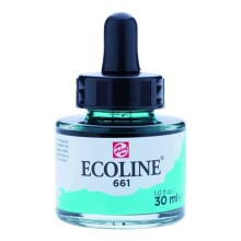 Talens Ecoline Sıvı Sulu Boya 30 ml Turquoise Green 661 - Talens