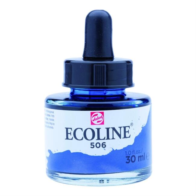 Talens Ecoline Sıvı Sulu Boya 30 ml Ultramarine Deep 506 - 17