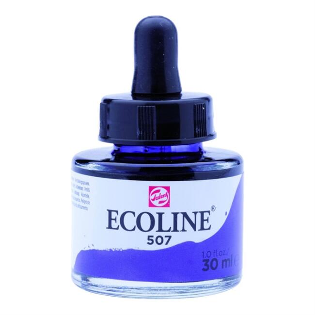 Talens Ecoline Sıvı Sulu Boya 30 ml Ultramarine Violet 507 - 1