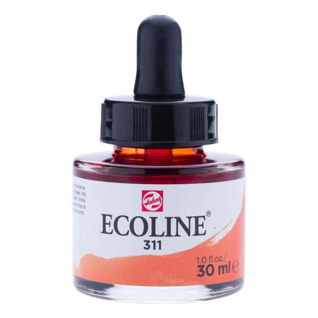Talens Ecoline Sıvı Sulu Boya 30 ml Vermilion 311 - 1