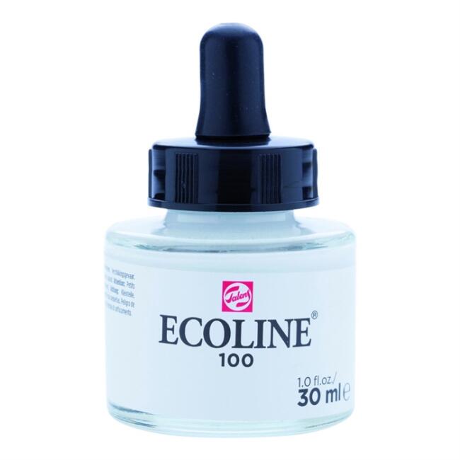 Talens Ecoline Sıvı Sulu Boya 30 ml White 100 - 7