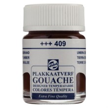 Talens Guaj Boya 16 ml Burnt Umber 409 - Talens