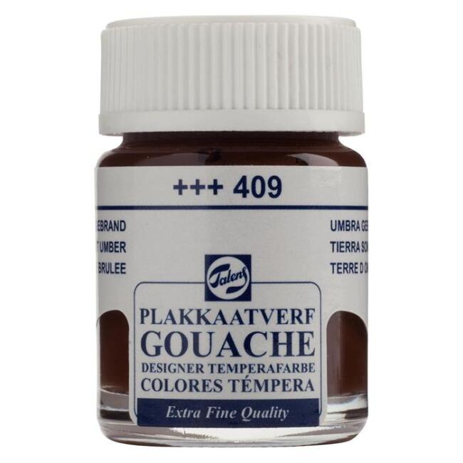 Talens Extra Fine Guaj Boya 16 ml Burnt Umber 409 - 1