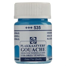 Talens Guaj Boya 16 ml Cerulean Blue (Phthalo) 535 - Talens