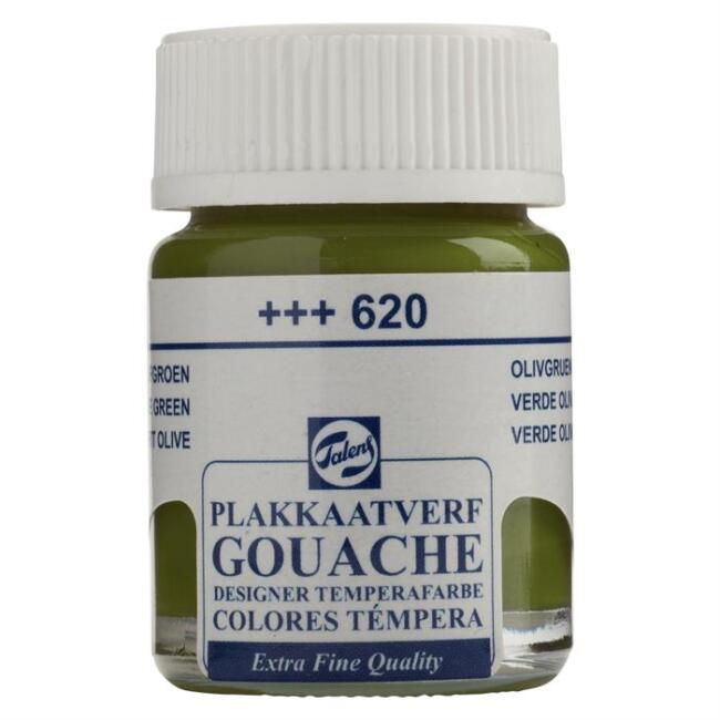 Talens Extra Fine Guaj Boya 16 ml Olive Green 620 - 1
