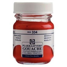 Talens Guaj Boya 50 ml Scarlet 334 - Talens