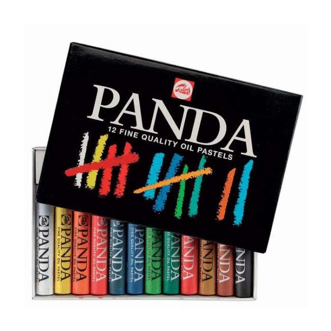 Talens Panda Yağlı Pastel Set 12’li N95830012 - 1