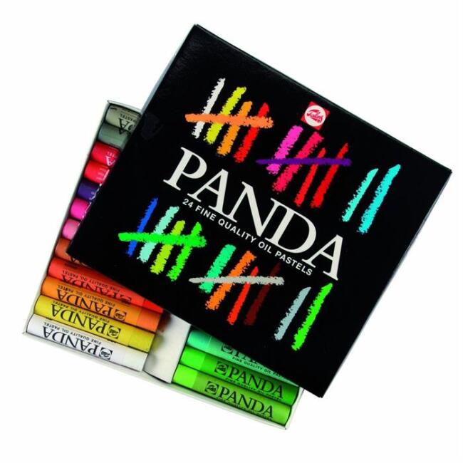 Talens Panda Yağlı Pastel Set 24’lü - 1