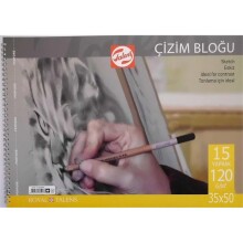 Talens Resim Defteri 35x50 cm 120 g 15 Yaprak - Talens