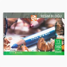 Talens Resim Defteri 35x50 cm 160 g 15 Yaprak - Talens