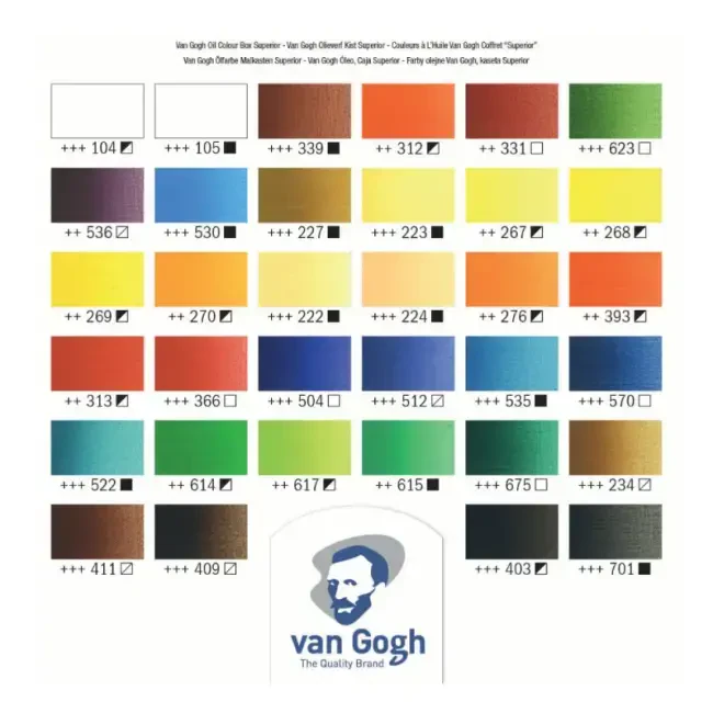 Talens Van Gogh Superior Yağlı Boya Seti 20 ml 32'li 02843425 - 5