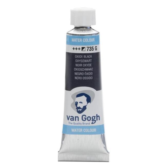 Talens Van Gogh Tüp Sulu Boya 10 ml Oxide Black 735 - 1