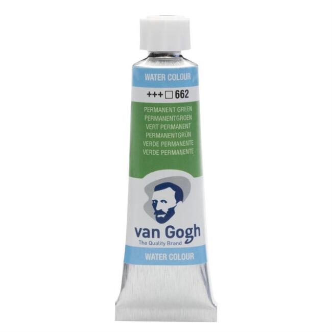 Talens Van Gogh Tüp Sulu Boya 10 ml Permanent Green 662 - 1