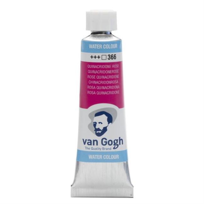 Talens Van Gogh Tüp Sulu Boya 10 ml Quinacridone Rose 366 - 1