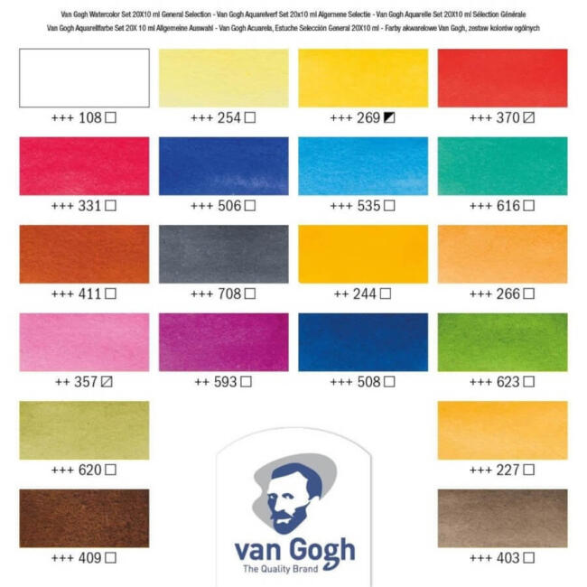 Talens Van Gogh Tüp Sulu Boya Seti 10 ml 20'li 20820120 - 4