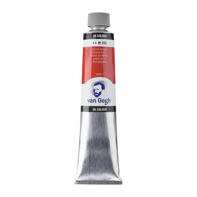 Talens Van Gogh Yağlı Boya 200 ml Azo Red Medium 393 - 1