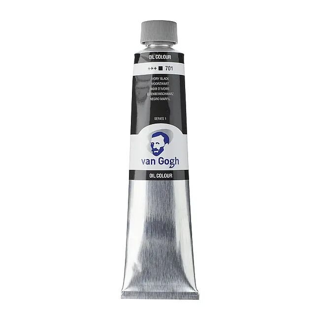 Talens Van Gogh Yağlı Boya 200 ml Ivory Black 701 - Van Gogh