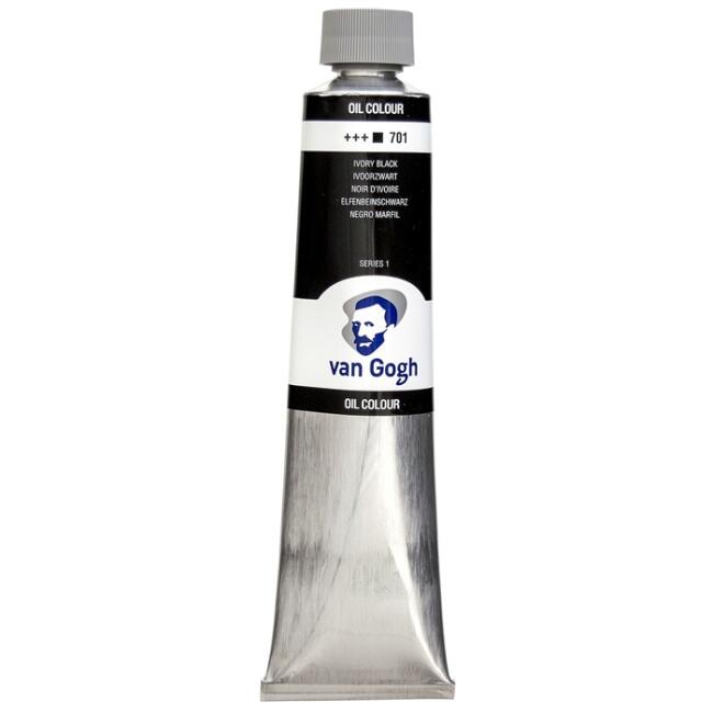 Talens Van Gogh Yağlı Boya 200 ml Ivory Black 701 - 1