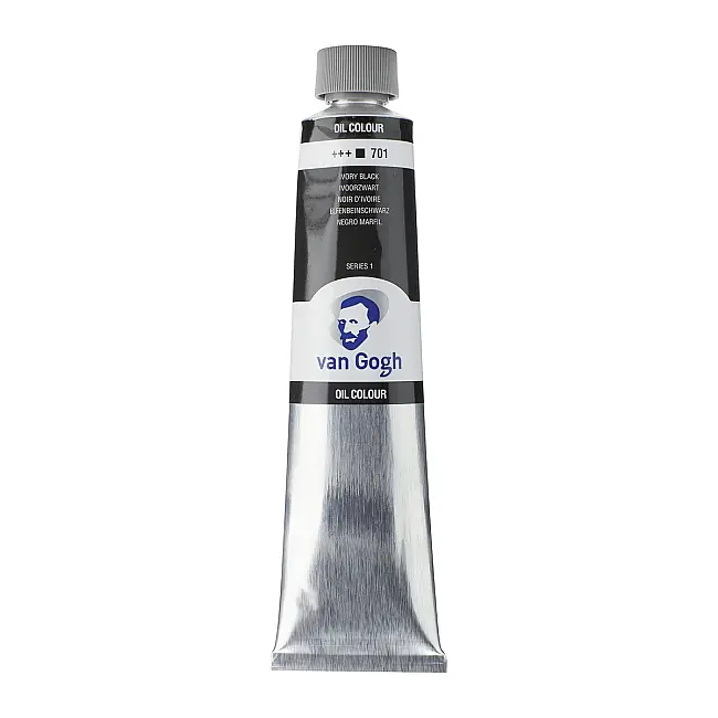 Talens Van Gogh Yağlı Boya 200 ml Ivory Black 701 - 1