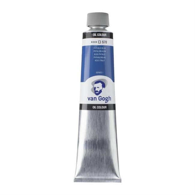 Talens Van Gogh Yağlı Boya 200 ml Phtalo Blue 570 - 1