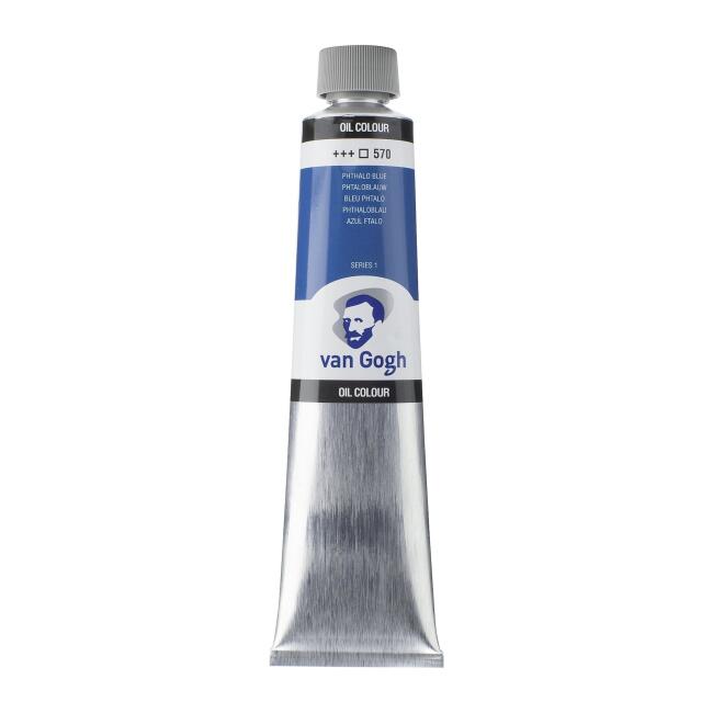 Talens Van Gogh Yağlı Boya 200 ml Phtalo Blue 570 - 2