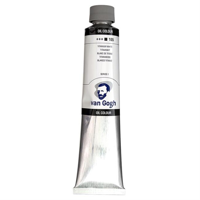 Talens Van Gogh Yağlı Boya 200 ml Titanium White 105 - 1