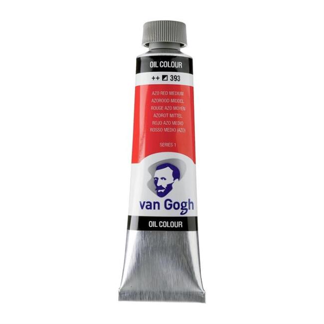 Talens Van Gogh Yağlı Boya 40 ml Azo Red Medium 393 - 11