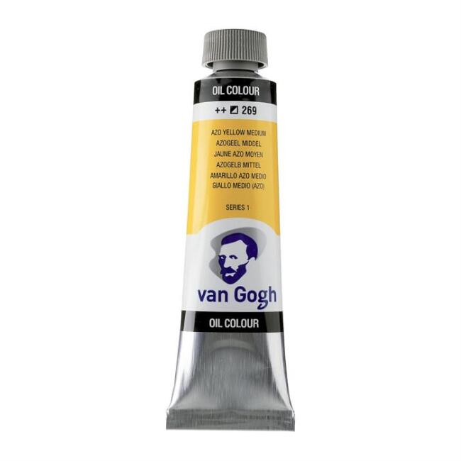 Talens Van Gogh Yağlı Boya 40 ml Azo Yellow Medium 269 - 3