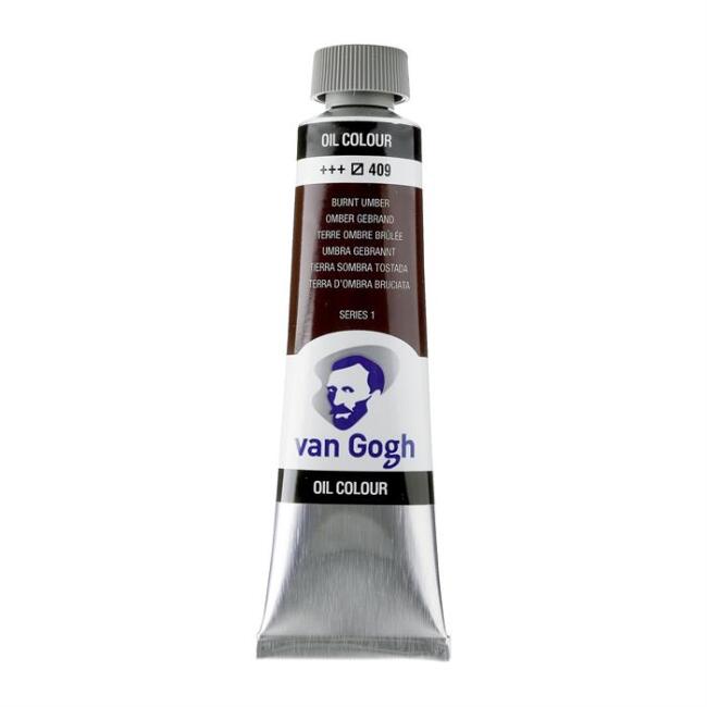 Talens Van Gogh Yağlı Boya 40 ml Burnt Umber 409 - 3