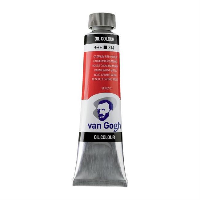 Talens Van Gogh Yağlı Boya 40 ml Cadmium Red Medium 314 - 3