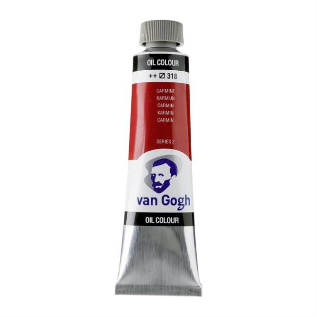 Talens Van Gogh Yağlı Boya 40 ml Carmine 318 - 9