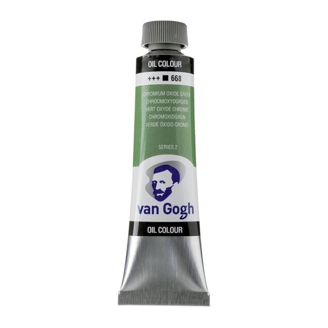 Talens Van Gogh Yağlı Boya 40 ml Chromium Oxide Green 668 - 5